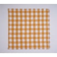 thumbnail image 5 of Fingercraft Dinner Cloth Napkins, Cotton Buffalo Plaid Table Napkins, 20in, 12 Pack, Yellow White, 5 of 7
