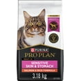 thumbnail image 1 of Purina Pro Plan Sensitive Skin & Stomach Salmon & Rice Dry Cat Food, 3.18-kg bag, 1 of 5