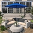 thumbnail image 5 of California Umbrella 9' Cantilever Umbrella in Champagne, 5 of 5