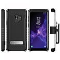 thumbnail image 3 of for 5.8" Samsung Galaxy S9 G960 Case Holster Phone Case Belt Clip 2 Kick stand Card Slot Corner Guard Bumper Grip Sides Hybrid Armor Cover Military Mosaic, 3 of 4