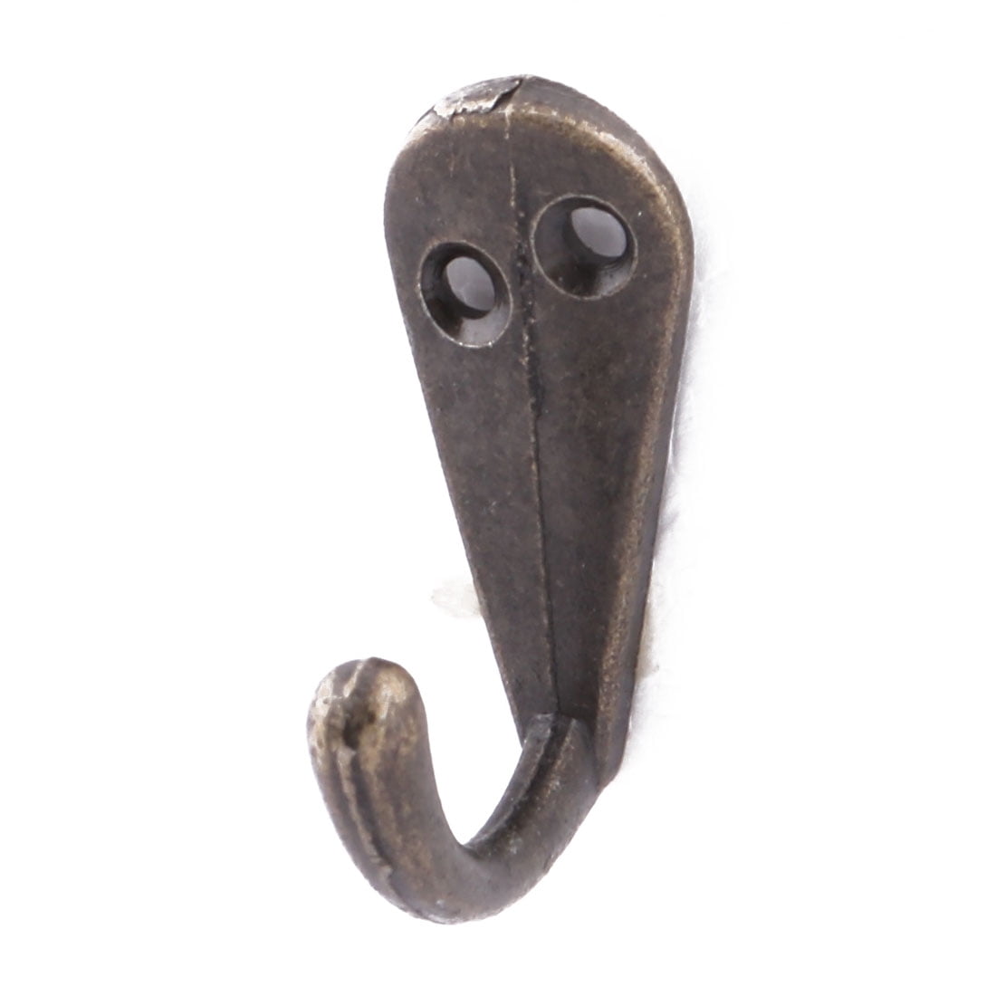 Home Vintage Style Wall Mounted Towel Scarf Bag Cap Hook Bronze Tone
