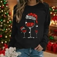 thumbnail image 2 of My Items Talove Long Sleeve Shirts for Women Funny Graphic Sweatshirt Women Fall Clothes Crew Neck Tops Womens Tops Casual Loose Fit Christmas Shirts, 2 of 6