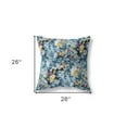 thumbnail image 2 of 20" Blue Yellow Springtime Indoor Outdoor Throw Pillow, 2 of 3