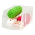 thumbnail image 2 of IRIS Jumbo Plastic Open Front Stackable Storage Bin, kitchen organization and Storage Bin, Clear, 2 of 6