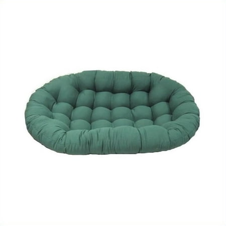 - Blazing Needles Standard Double Papasan Twill Fabric Cushion-Red