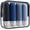 Blue, variant on Mrsdry Travel Bottles for Toiletries, Tsa Approved 3oz Travel Size Containers BPA Free Leak Proof Refillable Liquid Silicone Squeezable Travel Accessories for Shampoo Conditioner Lotion (4 Pack)