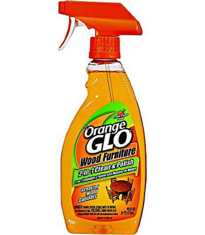 Church & Dwight Orange Glo Wood Cleaner and Polish, Liquid Shine