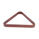 thumbnail image 2 of Estante triangular para bolas de billar, suministros para billar, juego para practicar en casa, recolector de bolas para interiores Marrón, 2 of 7