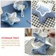 thumbnail image 2 of 1pc Sea Star Shape Key Jewelry Ceramic Plate Home Decorative Ornament (Blue), 2 of 4