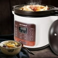 thumbnail image 2 of Tianji DGD40-40LD Electric Stew Pot 4L Full-automatic Slow Cooker Ceramic Inner Pot 120V 600W 3-6 people, 2 of 7