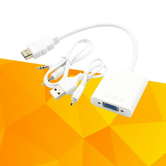 FOLOYORI Computer Monitor Adapter to VGA Adapter USB Power Supply 1Pcs 9.6x1.8x0.6in for Connecting Devices