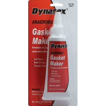 Dynatex 49477, Red Anaerobic Gasket Maker Industrial Sealant, 0.5 lb 50ml