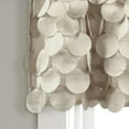 thumbnail image 6 of Lush Decor Gigi 14" x 70" Textured Turquoise 1.5" Rod Pocket Single Valance, 6 of 11