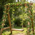 thumbnail image 2 of Yhmxh 5 Pack Artificial Green Leaves Vine Garlands, Green Hanging Ivy with Leaves, Artificial Greenery Hanging Vines for Wall, Ceiling, Patio, Wedding Party Home Indoor Outdoor Green Decoration, 2 of 6