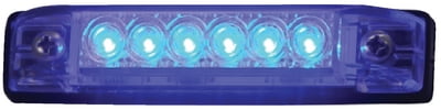 T-H Marine LED LED-51801-DP Slim Line Utility Strip Lights, 4' - Blue