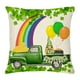 thumbnail image 2 of Decoraciones para el Día de San Patricio. Fundas de almohada de 43 x 43 cm con tréboles verdes de la suerte. Juego de fundas de almohada decorativas rectangulares para sofá, dormitorio, funda de almoh, 2 of 8