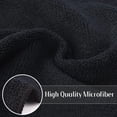 thumbnail image 3 of Sinland 12 Pack Microfiber Cleaning Cloths Super Soft Dish Cloth Absorbent Cleaning Rags Multi Functional Cleaning Towels Dish Rags for Home, Kitchen Black 12Inchx12Inch, 3 of 7
