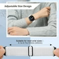 thumbnail image 4 of KBYKO 3 Pack Elastic Nylon Watch Bands Compatible with Versa 4/Versa 3/Sense 2/Sense, Soft Loop Adjustable Sport Replacement Wristbands for Women Men, 4 of 7