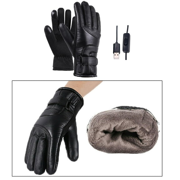 Winter Cold Weather Gloves Hand Warmer Electric Gloves Heated for Skiing Outdoor Switch Type