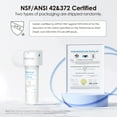 thumbnail image 5 of Waterdrop 10UAW Under Sink Water Filter System,8K Gallons ,NSF/ANSI 42 Certified, Reduces PFAS, PFOA/PFOS, Lead, Chlorine, Bad Taste & Odor, 5 of 10