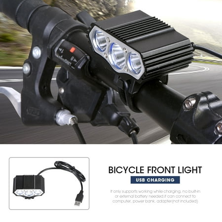 Bicycle Front Light,HURRISE 3600LM USB LED Bike Bicycle Headlight Front Lamp for Outdoor Night Riding