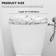 thumbnail image 5 of Renewold Marble Prints Toilet Tank Cover Lid Replacement Toilet Top Protector Keep Dust and Stains off Toilets Tanks for Bathroom, White, 5 of 6