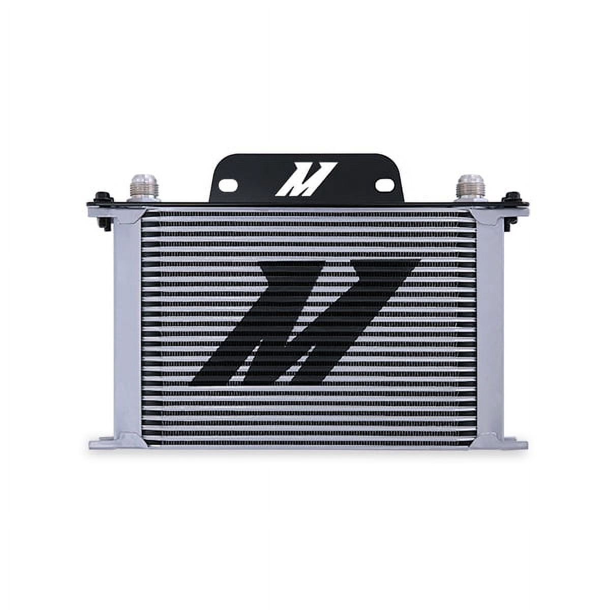 Mishimoto MMOC-CSS-10SL Oil Cooler Kit Non-Low Temp Thermostatic Compatible With Chevrolet Camaro SS 2010-2015 Silver