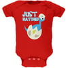 Just Hatched Baby Boy Red Soft Baby One Piece