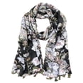 thumbnail image 1 of Bufanda Fanztee ligera a la moda con estampado floral para mujer, 1 of 5