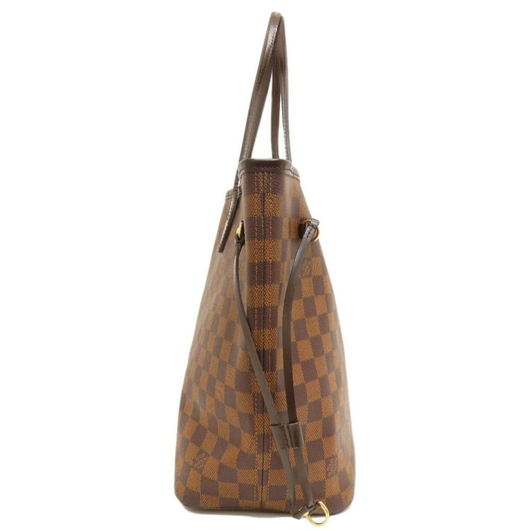 Pre Owned Louis Vuitton N41358 Neverfull MM Damier Ebene Tote Bag Canvas Women s LOUIS VUITTON Good Walmart