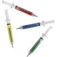 thumbnail image 3 of Syringe Pens - (bulk Pack Of 24) Retractable Fun Multi Color Novelty Pen For Nurses, Nursing Student School Supplies, Birthdays, Stocking Stuffers, 3 of 5