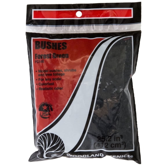 Woodland Scenics Bushes, Forest Green