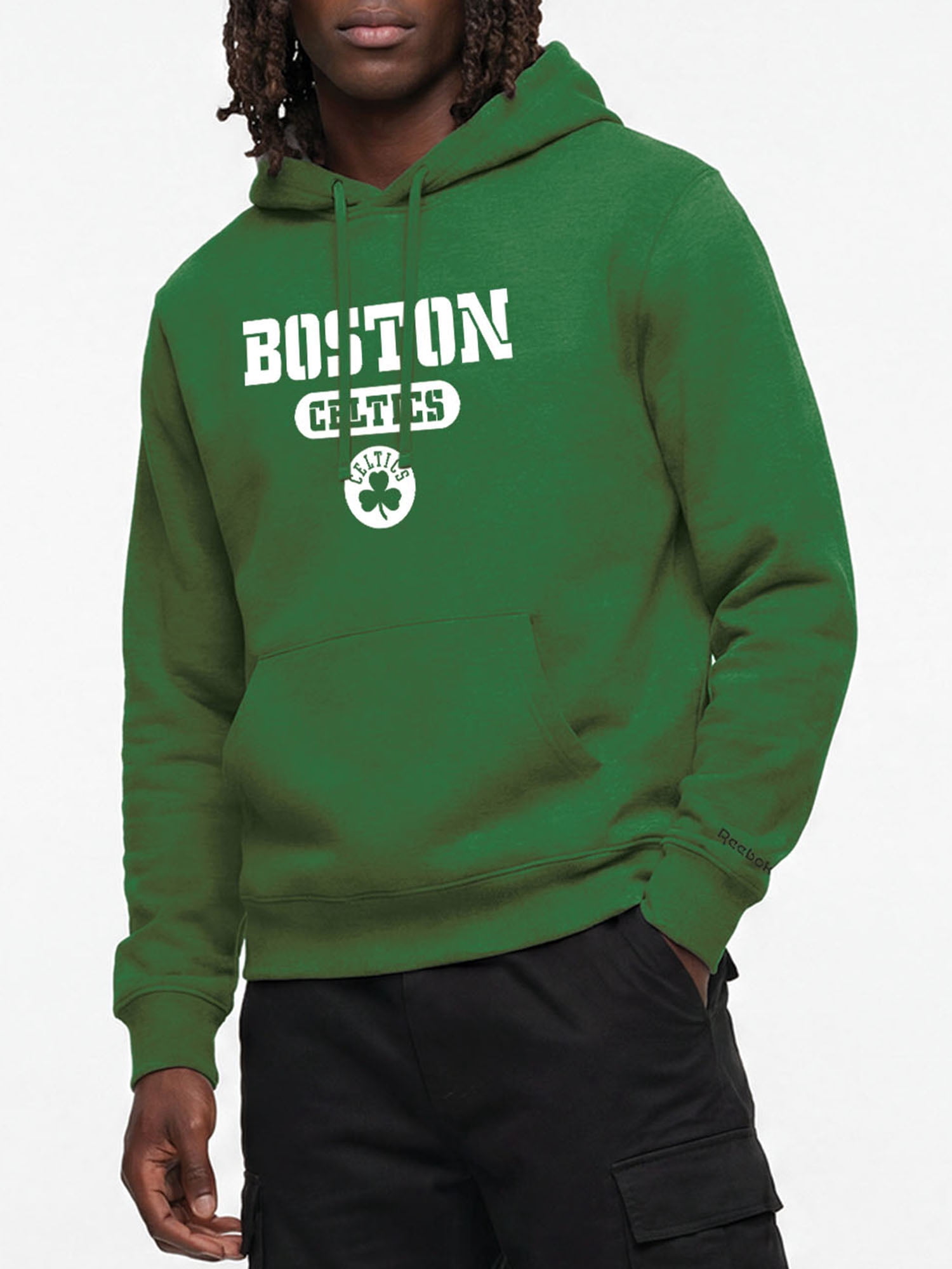 Boston Celtics Reebok Mens Hooded Sweatshirt