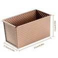 thumbnail image 3 of pitrice Loaf Pan Bakeware Mold Molds Cover Rectangular Baking Non-sticky Coating Heighten Thicken Pans Holder for Bread Cake Pastry Type 5, 3 of 6