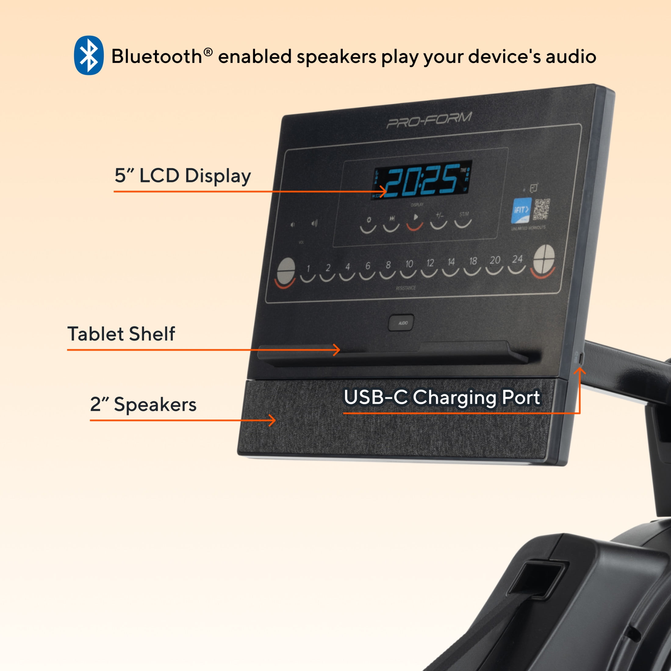 ProForm 750R Rower: Compact Smart Rowing Machine with 24 Resistance Levels, SpaceSaver Design, 5” Display, and 1-month iFIT Train Membership Included* for Interactive Workouts, Streaming & More
