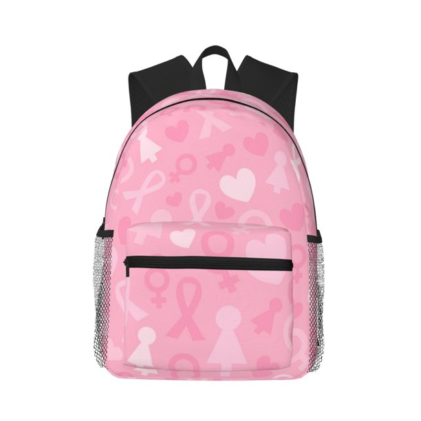 Easygdp Breast Cancer Awareness Mochila Casual para Portátil, Mochila para Escuela, Viajes, Negocios