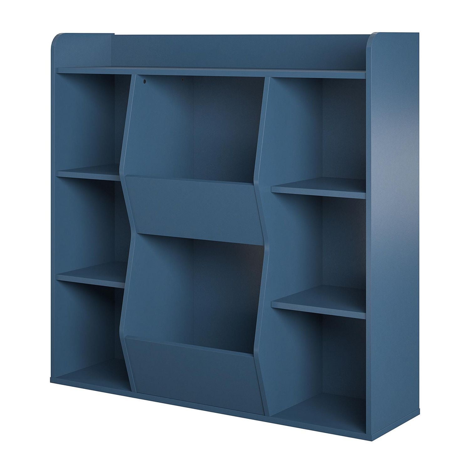 Ameriwood Home Tyler Kids Large Toy Storage Bookcase, Navy