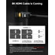 thumbnail image 2 of Cable HDMI de fibra óptica Snowkids 8K 100 pies/30 m HDMI 2.1, 2 of 9