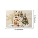 thumbnail image 3 of Christmas Holiday Embroidery Style Non-Slip Absorbent Kitchen Floor Mat, Washable Indoor Doormat for Entryway Bathroom Laundry Room Decor, 3 of 6
