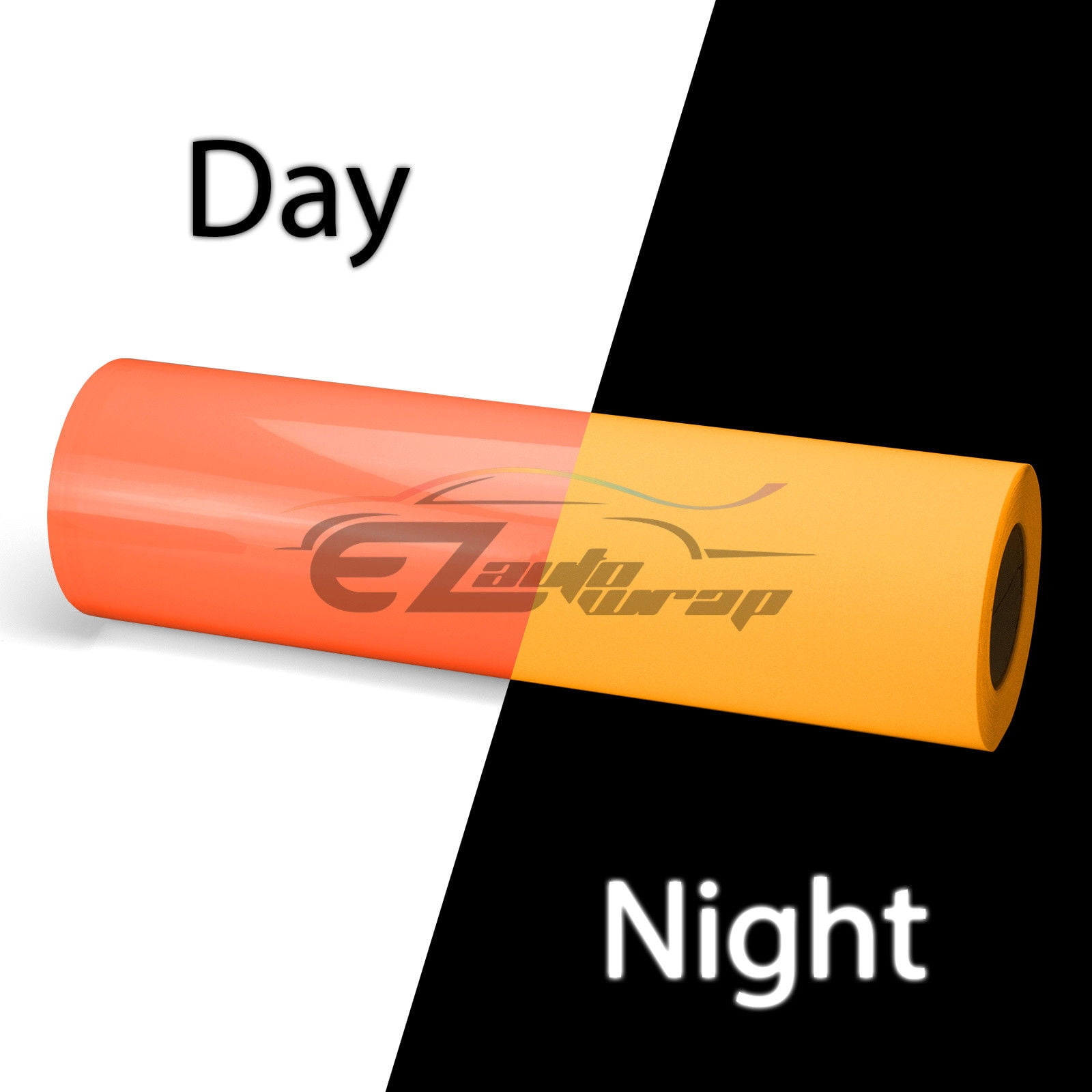 ESSMO™ Glow in The Dark Orange Transfer Vinyl HTV T-Shirt 20" Wide Roll Iron Heat Press GD03 20"x240"