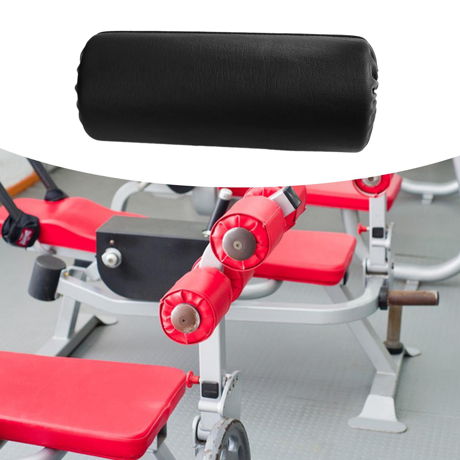 Baoblaze Foam Foot Pad Roller PU Leather for Home Gym Exercise Equipment Weight Bench Black