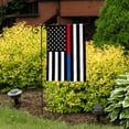 thumbnail image 3 of Briarwood Lane Everyday Garden Flag 12x18 For Outdoor Thin Blue & Red Line Garden Flag Flags For Outside, 3 of 4