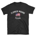 thumbnail image 1 of Flower Mound Texas Patriot Men's Cotton T-Shirt, 1 of 1