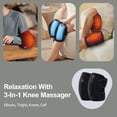 thumbnail image 2 of CooCoCo Knee Massager with Heat/Cold, Heated Knee Brace Wrap for Pain Relief, Gifts for Men, 2 of 11