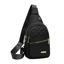 Kyusrd Crossbody Bag for Women Men Belt Bag With Zipper Pockets Casual Travel Bag Makeup bag With Adjustable Outdoor Sports Bag Shoulder Bag