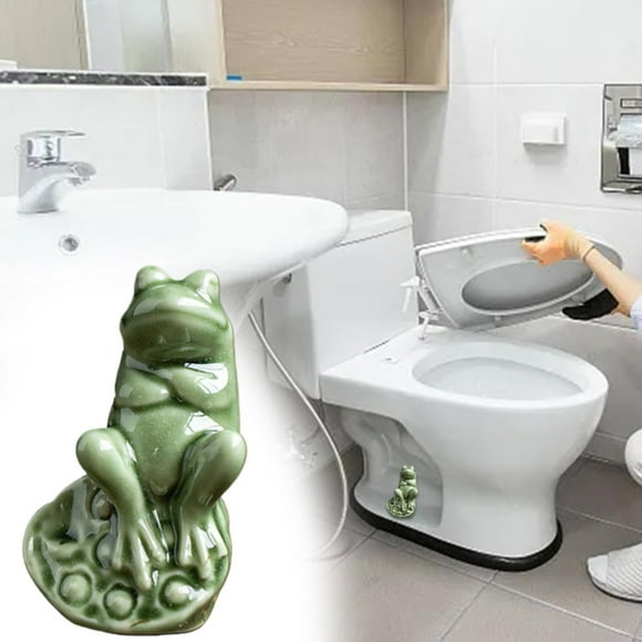 ⚡ Big Sale ! Frog Toilet Frog Ceramic Toilet Decorative Ceramic Frog Toilet Caps Cute Ceramic Frog Toilet Bowl For Bathroom Decor Easy Instal