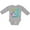 AC-Heather Grey, variant on Inktastic Blue and Pink Baby Dragon First Birthday Boys or Girls Long Sleeve Baby Bodysuit