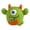Green, variant on mdesiwst Squeaky Dog Chew Toy Latex Cute Devil Dog Teeth Cleaning Toy Safe Puppy Teething Toy for Biting Catching Intercative Fetch Game