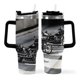thumbnail image 2 of Harley Davidson Vaso aislado de acero inoxidable con asa, diseño temático, regalo para familia, amigos y fans; incluye pajita y encaja en el portavasos estándar, 40 oz, 2 of 6