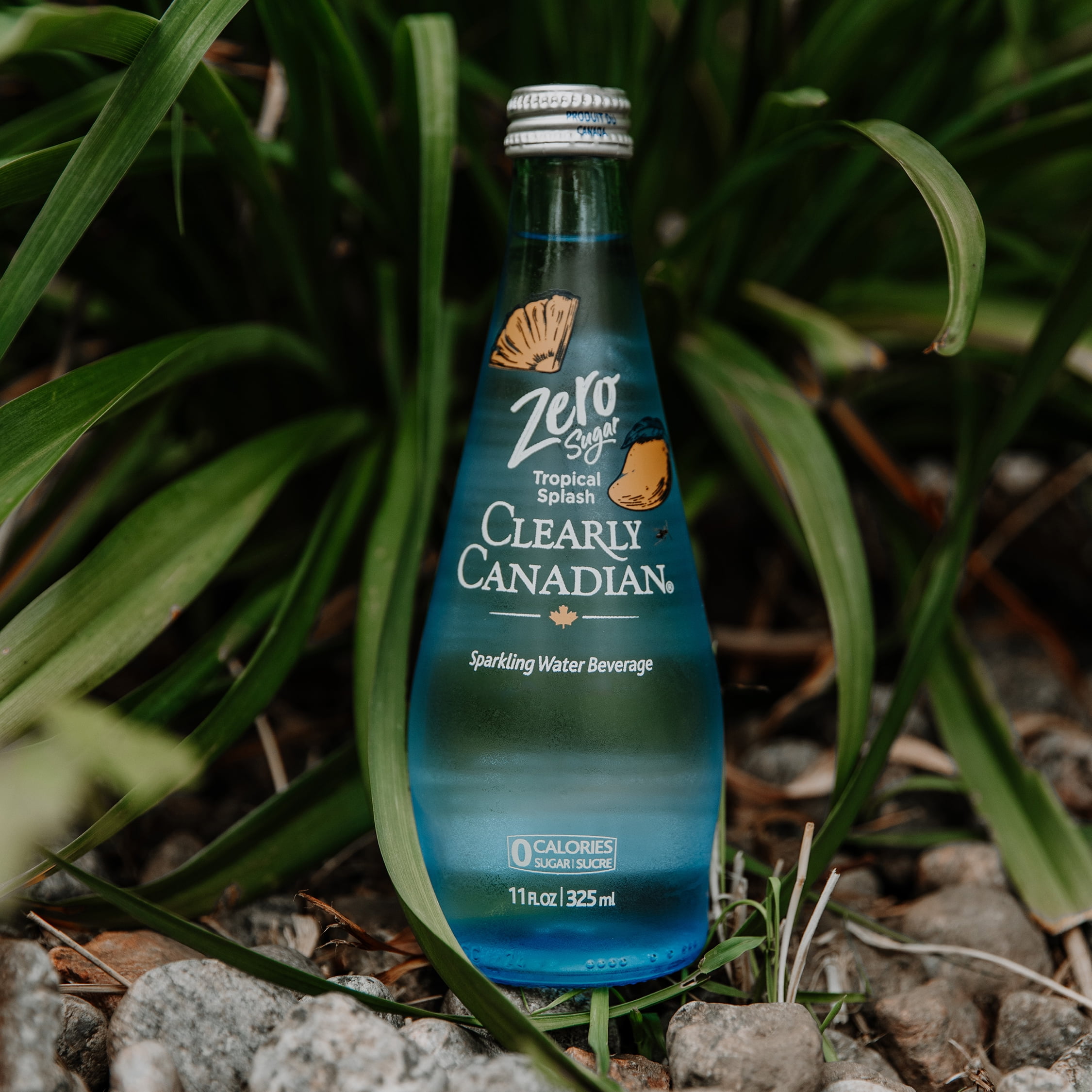 Clearly Canadian Tropical Splash Sparkling Water, 11 fl oz Bottles